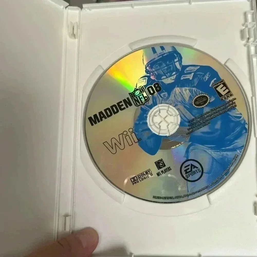 Wii Madden NFL 08 Video Game and Wii Indianapolis 500 Legends